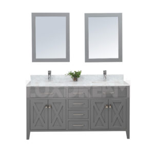 double sink vanity